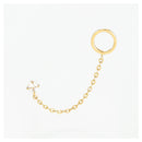 Boucles D'Oreilles Unitaire "Arsol" - Or Jaune 375/1000