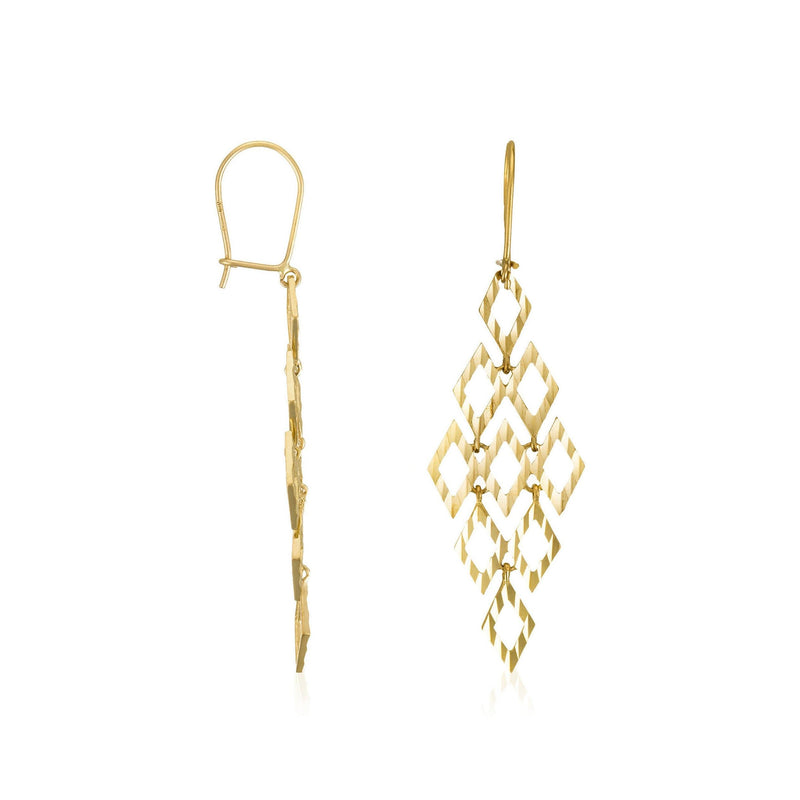 Boucles D'Oreilles "Crazy" - Or Jaune 375/1000