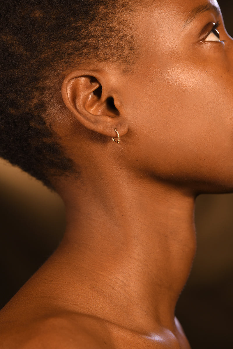 Boucles D'Oreilles "Tendresse" 9Mm Or Jaune 375/1000