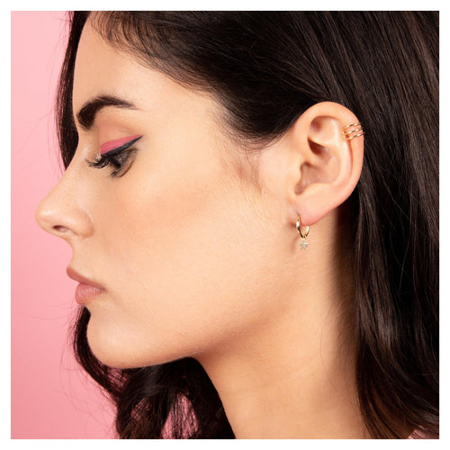 “Isis” Earrings – 375/1000 Yellow Gold