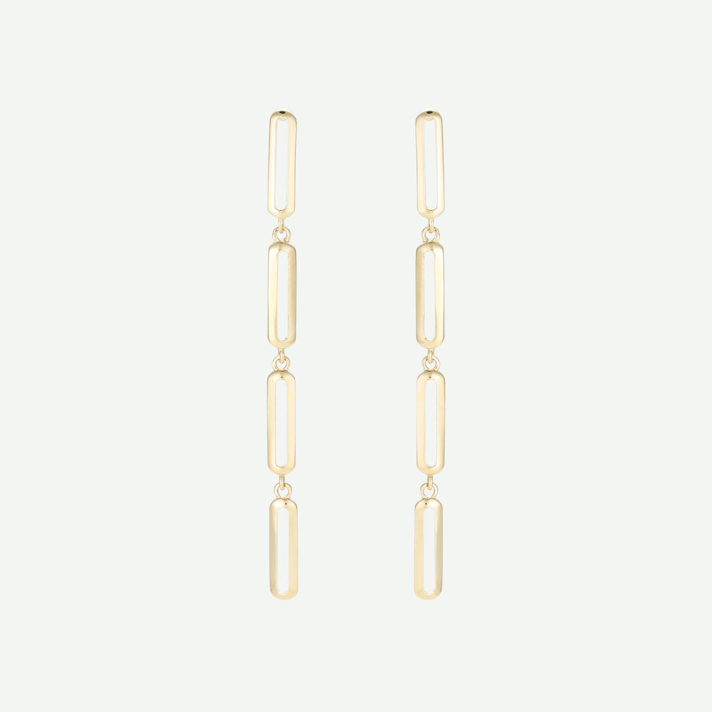 Boucle D'Oreilles  " Inela" Or Jaune  375/1000