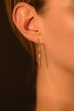 Boucle D'Oreilles  " Inela" Or Jaune  375/1000