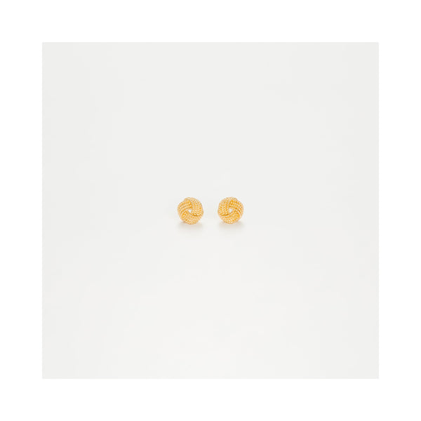 Boucles D'Oreilles "Tourbillon D'Amour" Or Jaune 375/1000