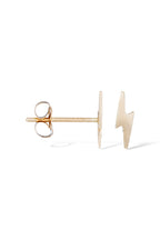 Boucles D'Oreilles Puce "Eclair Doré" Or Jaune 375/1000