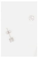 Simply You Single Earrings - White Gold And Zirconium