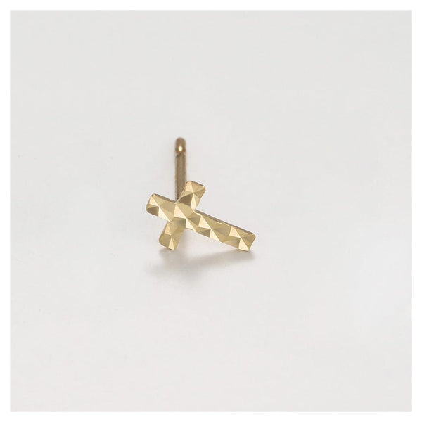 Pendientes Fe - Oro amarillo