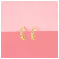 Pendientes “Medio Círculo” – Oro Amarillo 375/1000