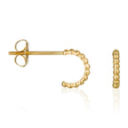 Pendientes “Medio Círculo” – Oro Amarillo 375/1000