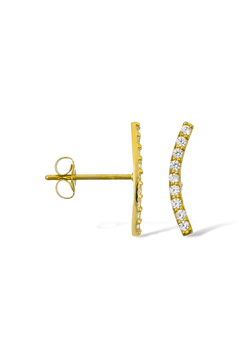 Boucles D'Oreilles "Merveilles Grimpantes" Or Jaune 375/1000