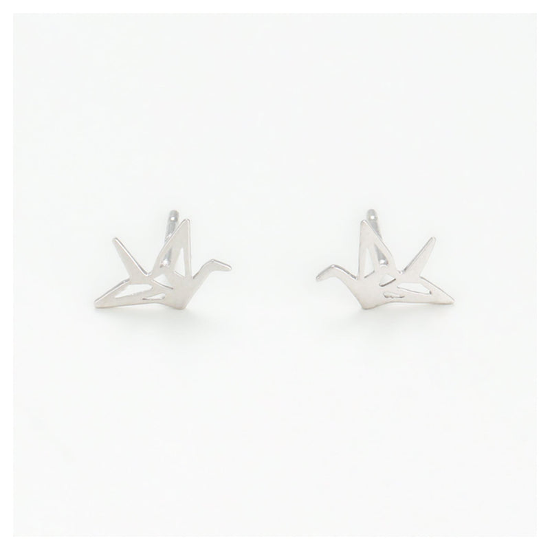 Boucles D'Oreilles "Envolée" - Or Blanc 375/1000