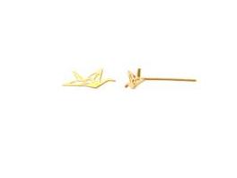 Boucles D'Oreilles "Envolée" - Or Jaune 375/1000