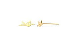 Boucles D'Oreilles "Envolée" - Or Jaune 375/1000