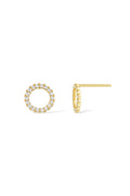 Boucles D'Oreilles "Moon" Or Jaune 375/1000