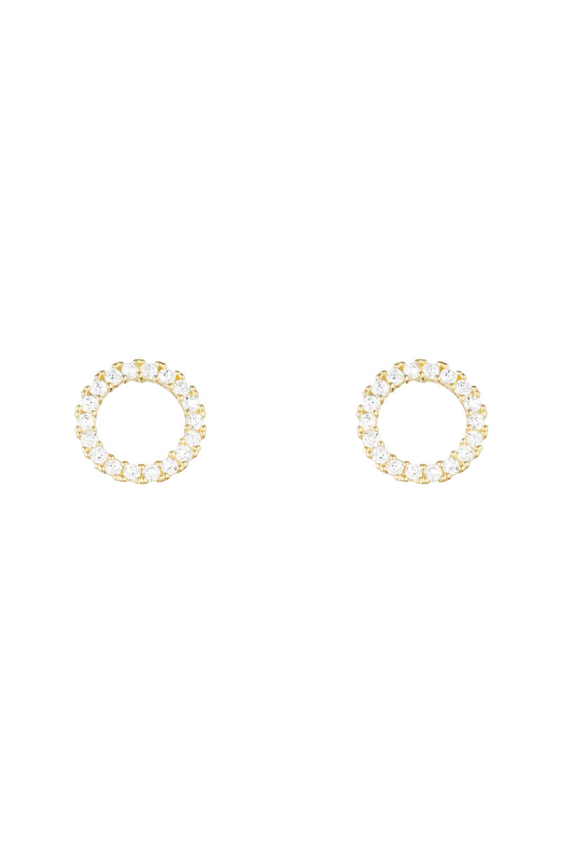 Boucles D'Oreilles "Moon" Or Jaune 375/1000