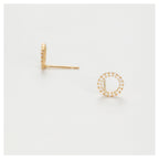 Pendientes "Moon" - Oro Amarillo 375/1000