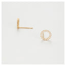 Boucles D'Oreilles "Moon" - Or Jaune 375/1000