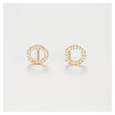 Boucles D'Oreilles "Moon" - Or Jaune 375/1000