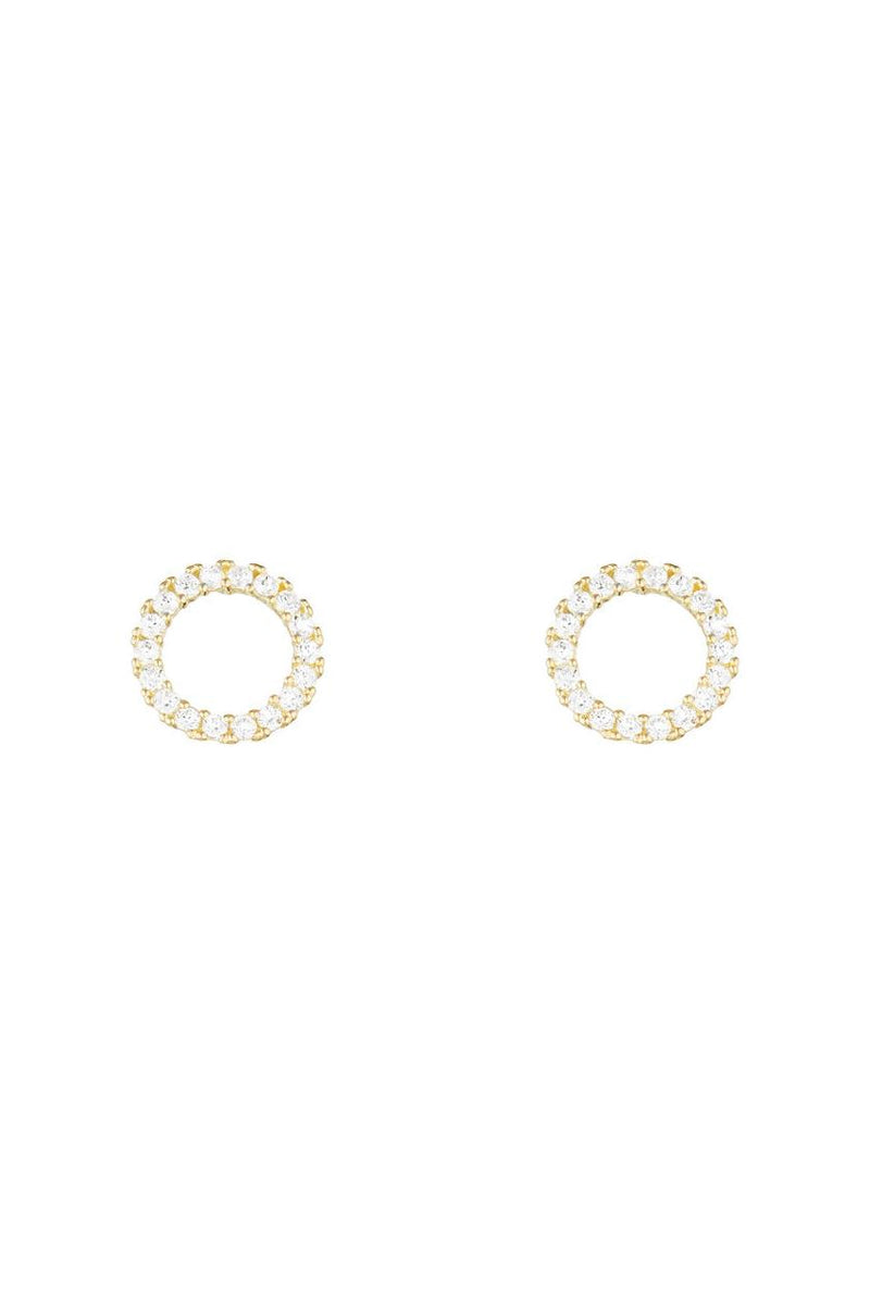 Boucles D'Oreilles "Moon" - Or Jaune 375/1000