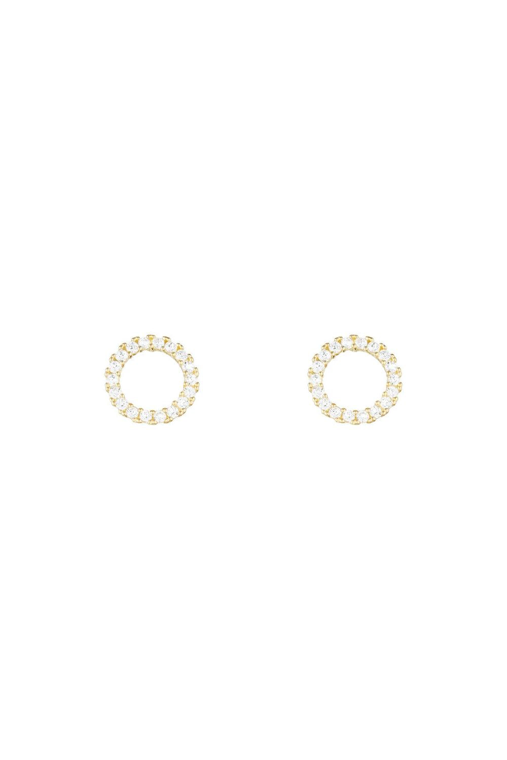 Boucles D'Oreilles "Moon" Or Jaune 375/1000