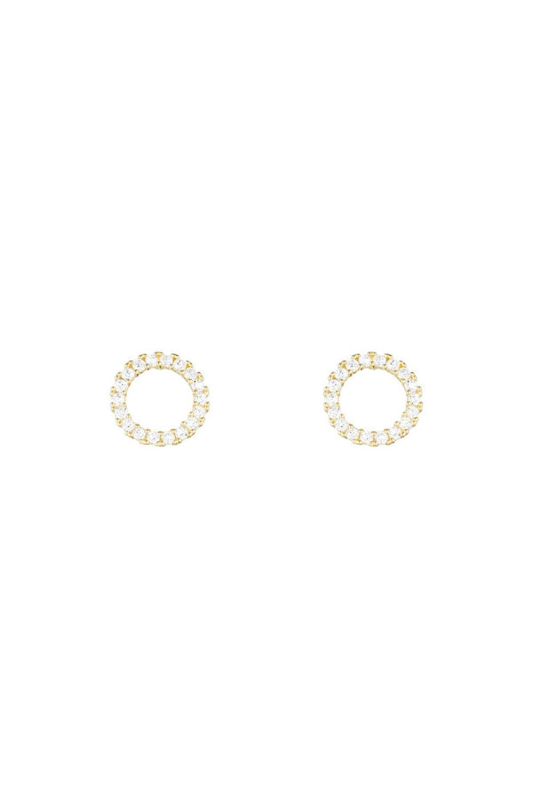 Boucles D'Oreilles "Moon" Or Jaune 375/1000