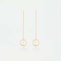 Boucle D'Oreilles "Cercles Imaginaires" Or Jaune