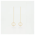 Pendientes Oro Amarillo “Círculos Imaginarios”