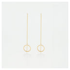 Pendientes Oro Amarillo “Círculos Imaginarios”