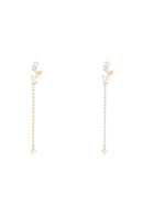 Boucle D'oreilles "Fleurs Dormeuses" Or Jaune 375/1000