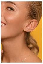Boucles D'Oreilles "Créoles Colored" - Or Jaune 375/1000