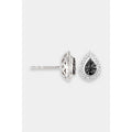 Pendientes "Eneasia" D 0.10Ct/32 Dn 0.18Ct/18 - Oro blanco 375/1000