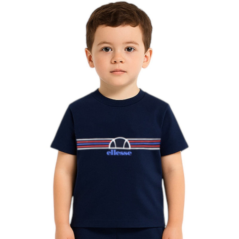 Pack De 2 T-Shirts Et Pantalon De Jogging Ellesse Garcon - Marine/Blanc