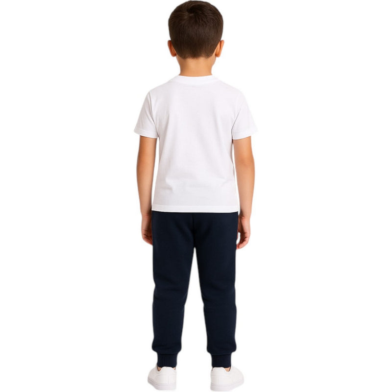 Pack De 2 T-Shirts Et Pantalon De Jogging Ellesse Garcon - Marine/Blanc