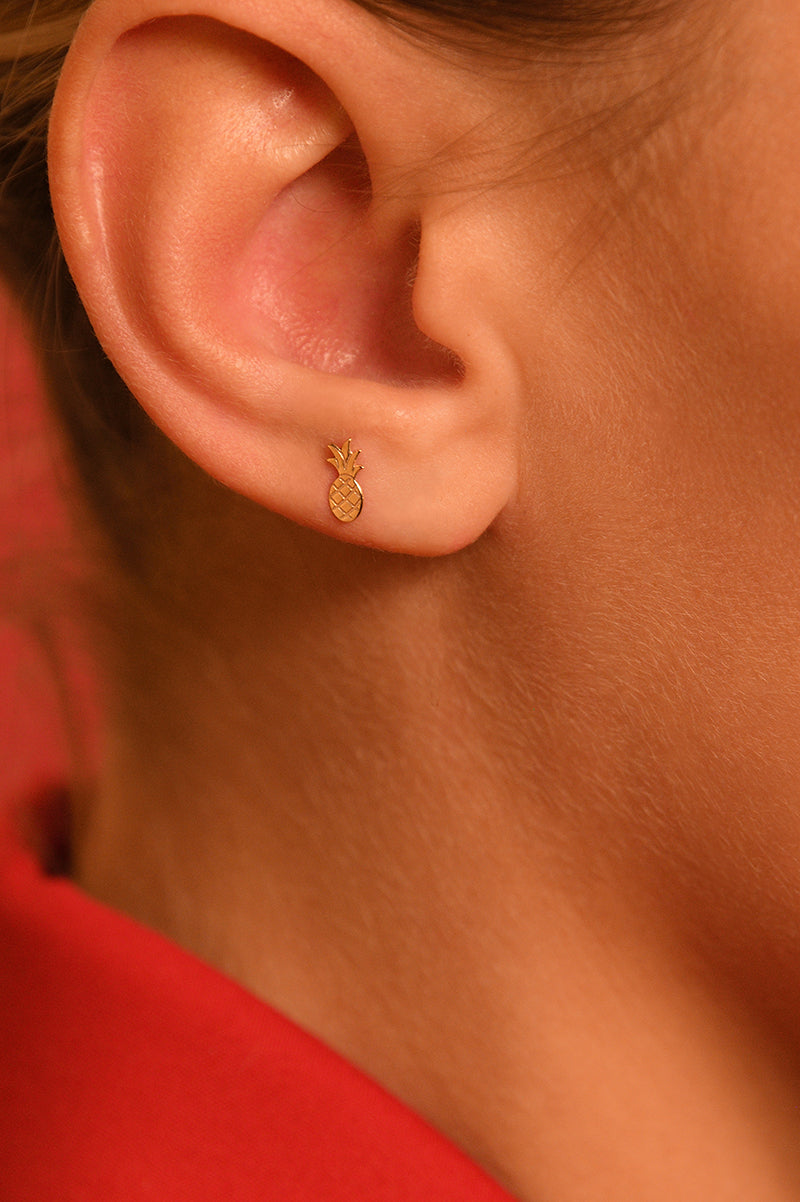 Bijou De Cartilage Unitaire "Ananas" - Or Jaune