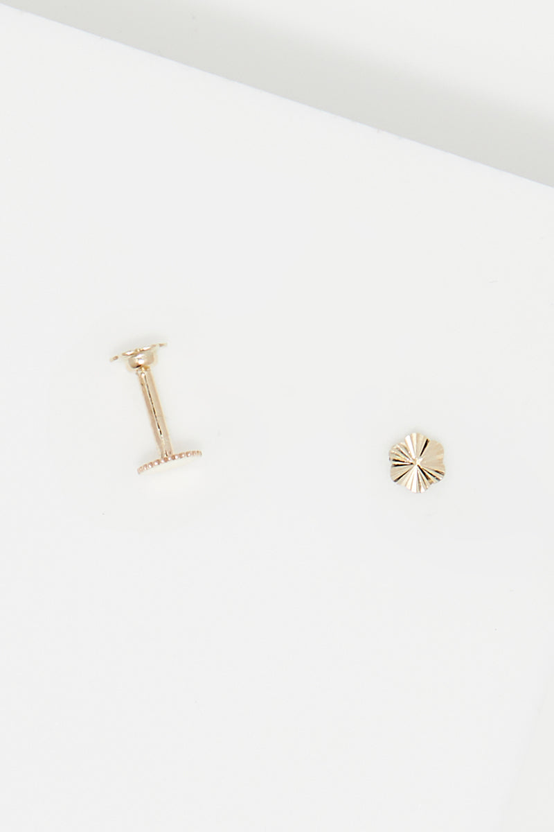 Bijou De Cartilage Unitaire "Simplissime" Or Jaune