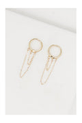 Pendiente “Doble Cadena” 9Mm 375/1000