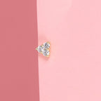 Bijou De Cartilage Unitaire "Trio Brillant" - Or Jaune 375/1000