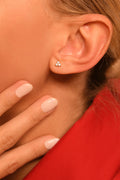Bijou De Cartilage Unitaire "Trio Brillant" - Or Jaune 375/1000