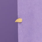 Bijou De Cartilage Unitaire "Feuille Dorée" - Or Jaune 375/1000