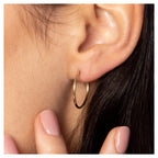Pendientes “Sublime Criollo” – 20 Mm Oro Amarillo 375/1000
