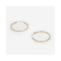 20 Mm “Sublime Creole” Earrings – 375/1000 Yellow Gold