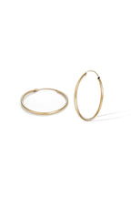 Boucles D'Oreilles "Sublimes Créoles"  20 Mm Or Jaune 375/1000