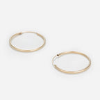Boucles D'Oreilles "Sublimes Créoles"  20 Mm Or Jaune 375/1000