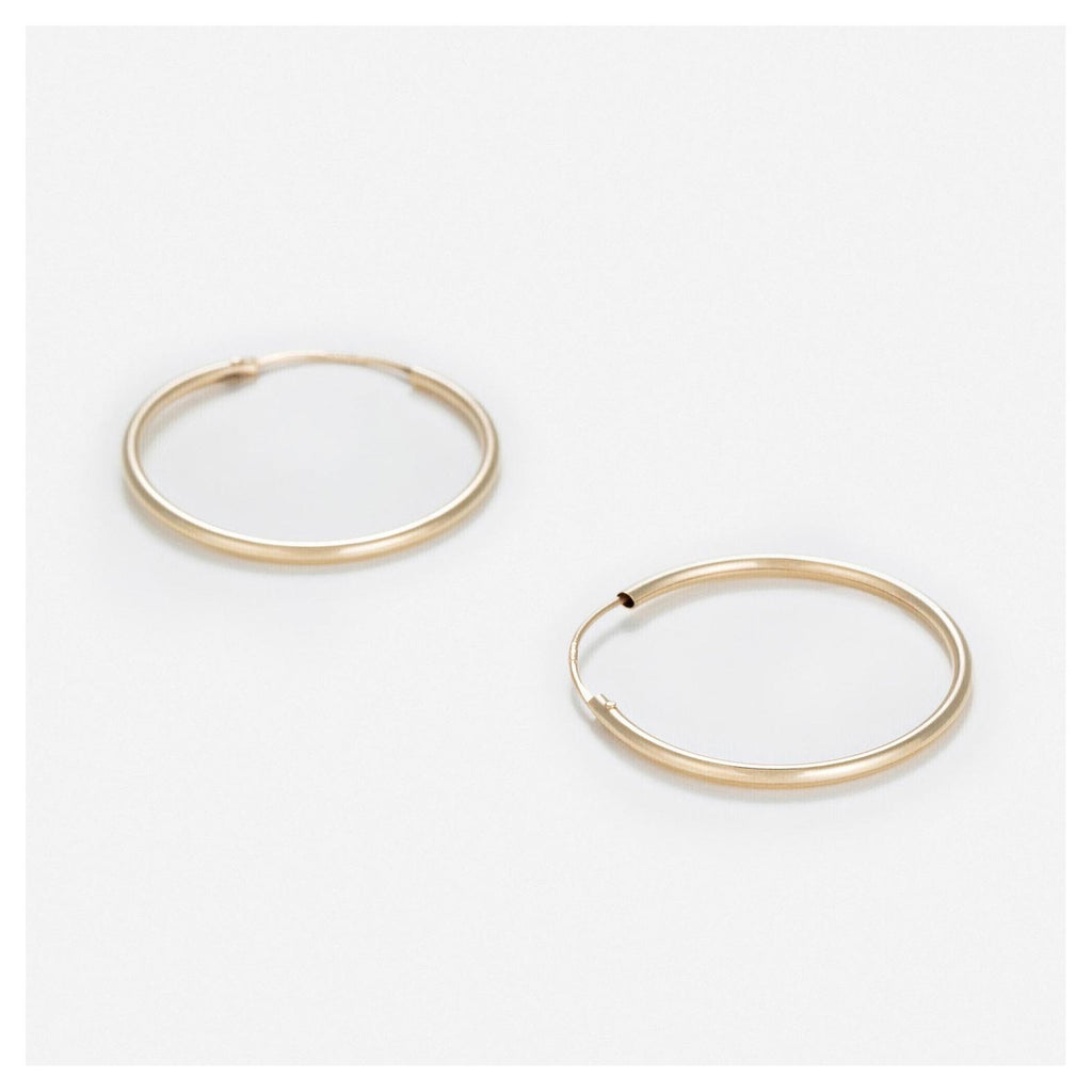 Pendientes “Sublime Criollo” – 20 Mm Oro Amarillo 375/1000