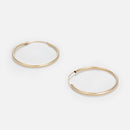 Boucles D'Oreilles "Sublimes Créoles" 20 Mm Or Jaune 375/1000 - Or Jaune 375/1000