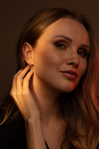 Boucles D'Oreilles "Sublime Créoles " 20 Mm Or Blanc 375/1000