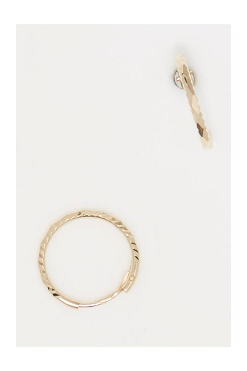 Pendientes Oro Amarillo 375/1000 “Criolla Torcida 10 Mm”