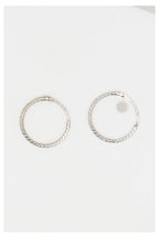 Pendientes “Aro Torcido 10 Mm” – Oro Blanco 375/1000