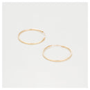 Boucles D'Oreilles "Créoles Twistées 20 Mm" Or Jaune 375/1000