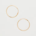 Boucles D'Oreilles "Créoles Twistées 20 Mm" Or Jaune 375/1000 - Or Jaune