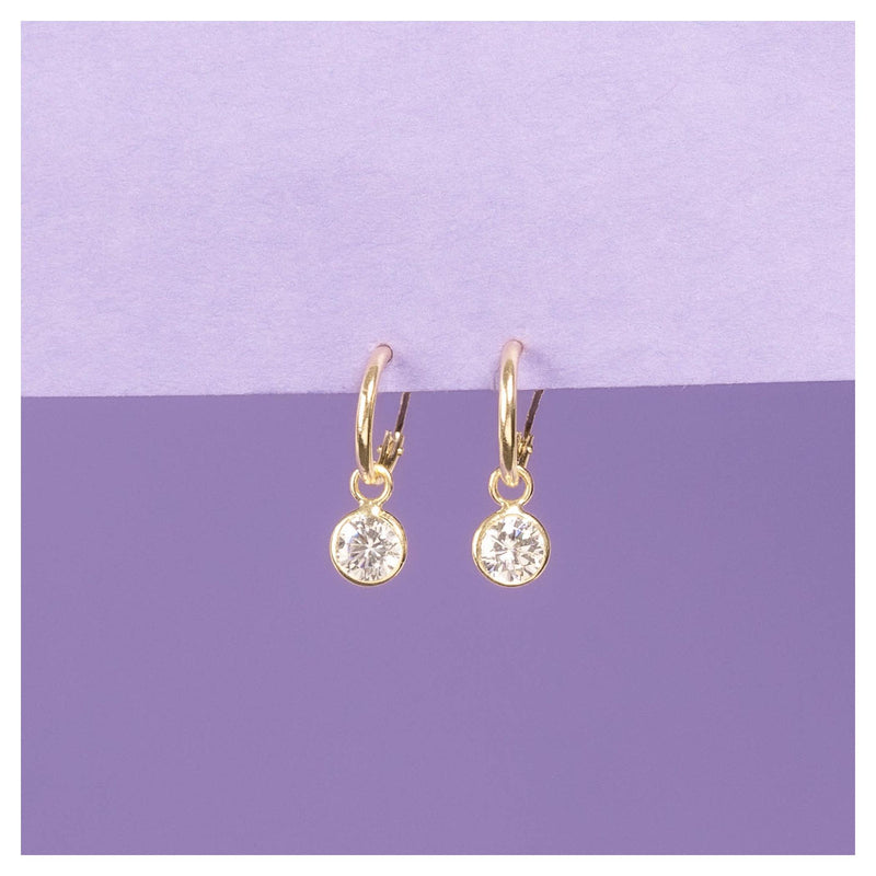 Boucles D'Oreilles "Créoles" - 8 Mm Or Jaune 375/1000